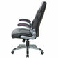 OSP Furniture Black Leather Gaming Chair - ORN25-PRL
