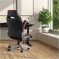 OSP Furniture Black Leather Gaming Chair - ORN25-RD