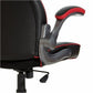 OSP Furniture Black Leather Gaming Chair - ORN25-RD