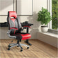 OSP Furniture Black Leather Gaming Chair - ORN25-RD