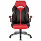 OSP Furniture Black Leather Gaming Chair - ORN25-RD