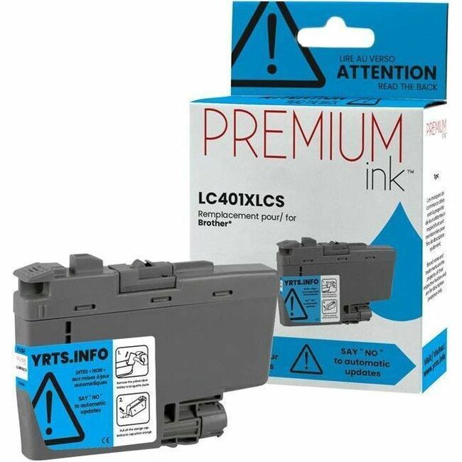 Nutone-Densi Inkjet Ink Cartridge LC401XLCS - Dye Cyan - 1 Each