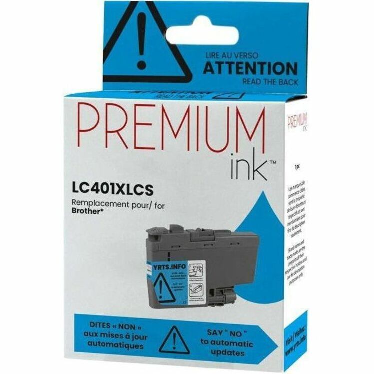 Nutone-Densi Inkjet Ink Cartridge LC401XLCS - Dye Cyan - 1 Each - NCBRLC401XLC