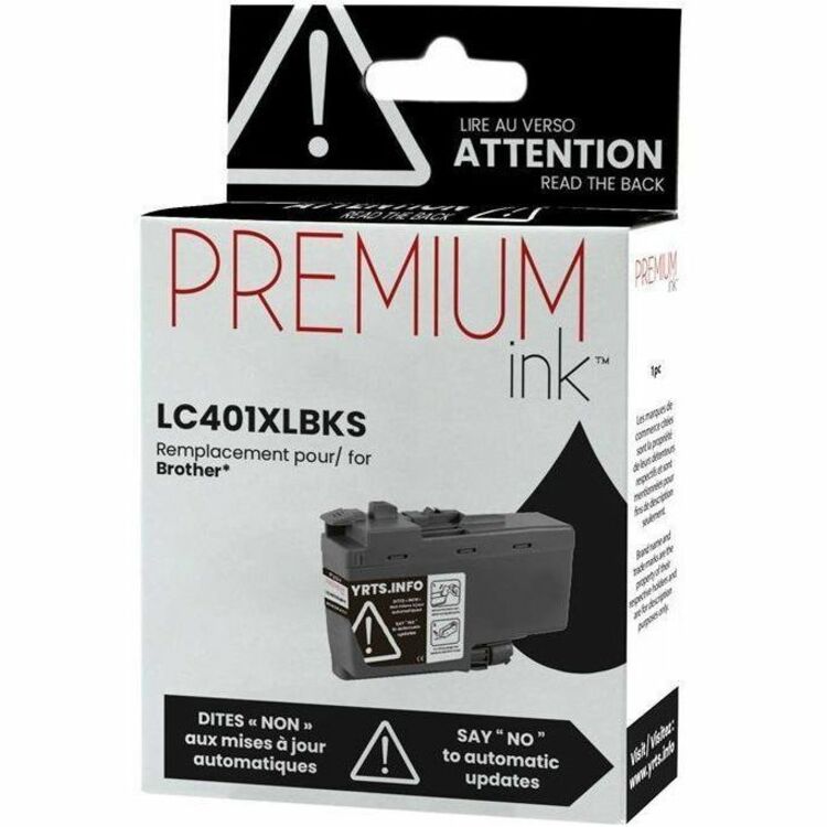 Nutone-Densi Inkjet Ink Cartridge C401XLBKS, LC401XLBKS - Dye Black - 1 Each - NCBRLC401XLBK