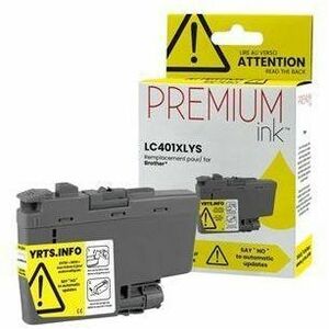 Nutone-Densi Inkjet Ink Cartridge LC401, LC401XLYS - Dye Yellow - 1 Each