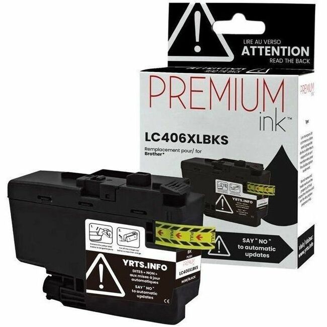 Premium Ink Ink Jet - Compatible for Brother LC406XLBKS - Black