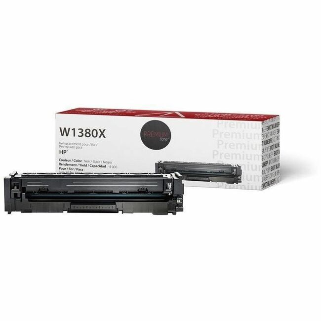 Premium Tone Toner Cartridge - Alternative for Hewlett Packard W1380X/138X - Black