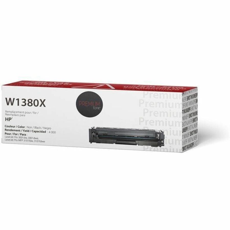 Premium Tone Toner Cartridge - Alternative for Hewlett Packard W1380X/138X - Black - NCHPW1380X