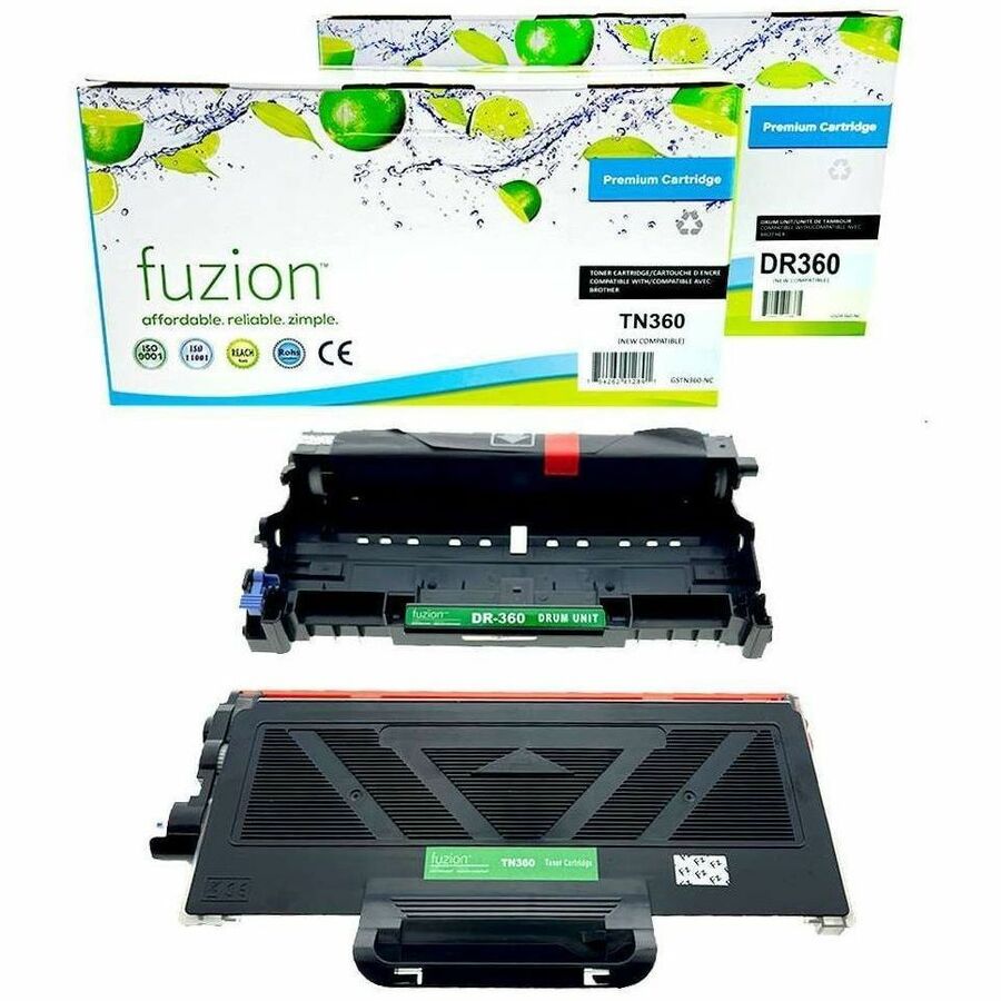 fuzion Compatible Toner & Drum Combo for Brother TN360 / DR360