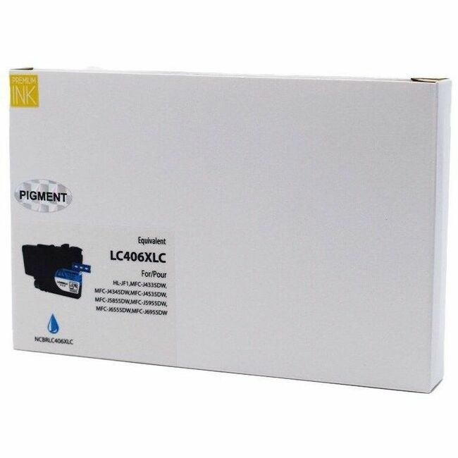 Premium Ink Ink Jet - Compatible for Brother LC406XLCS - Cyan