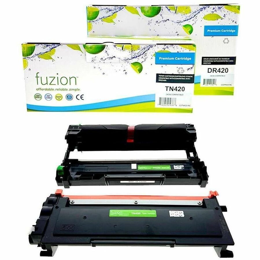 fuzion Compatible Toner & Drum Combo for Brother TN420 / DR420