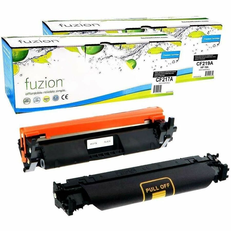 fuzion Compatible Toner & Drum Combo for HP CF217A (17A) / CF219A (19A)