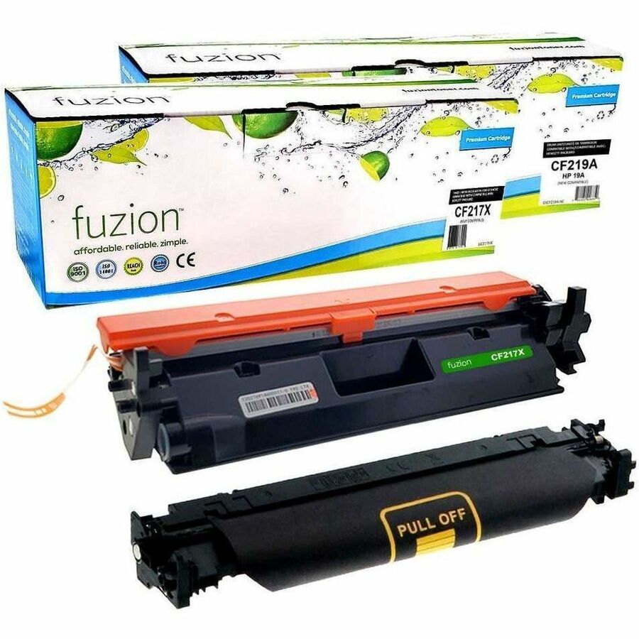 fuzion Compatible Toner & Drum Combo for HP CF217X (17X) / CF219A (19A)