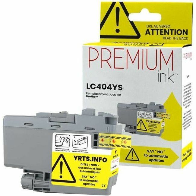 Nutone-Densi Inkjet Ink Cartridge LC404YS - Dye Yellow - 1 Each