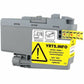 Nutone-Densi Inkjet Ink Cartridge LC404YS - Dye Yellow - 1 Each - NCBRLC404Y