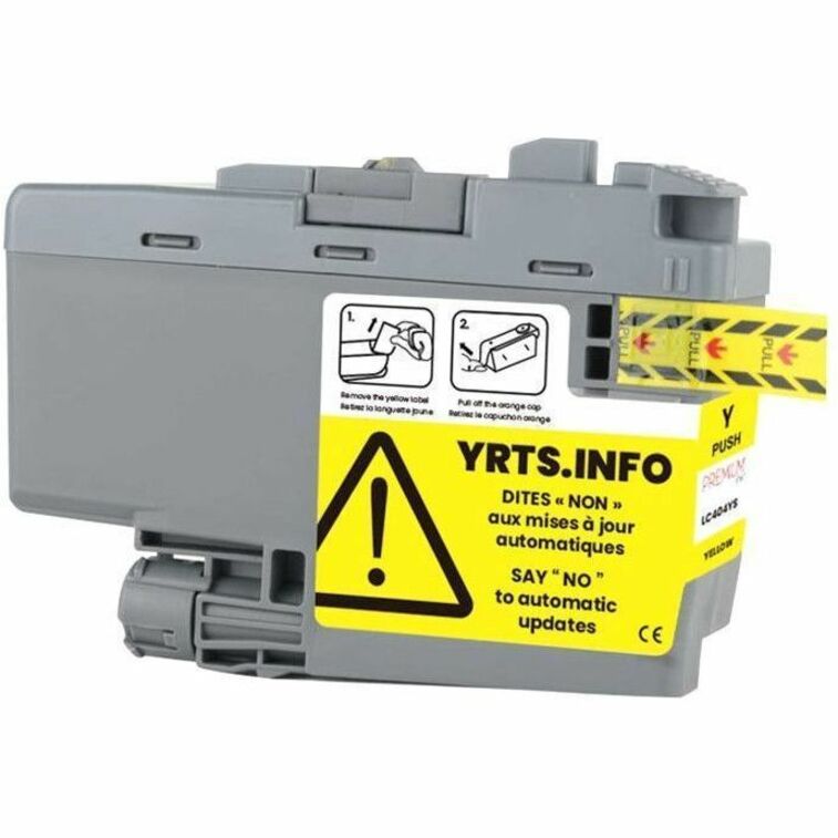 Nutone-Densi Inkjet Ink Cartridge LC404YS - Dye Yellow - 1 Each - NCBRLC404Y