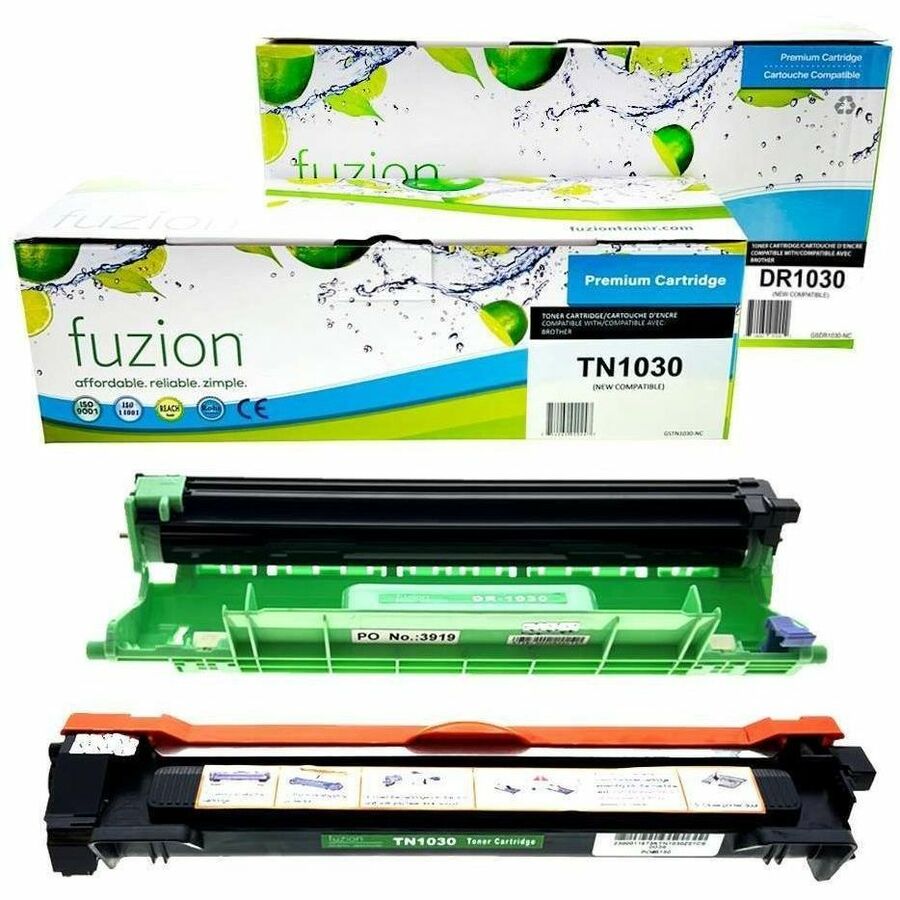 fuzion Compatible Toner & Drum Combo for Brother TN1030 / DR1030