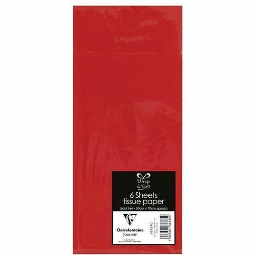 Lamarche Importation 6 Sheet Tissue PPR Red 72S