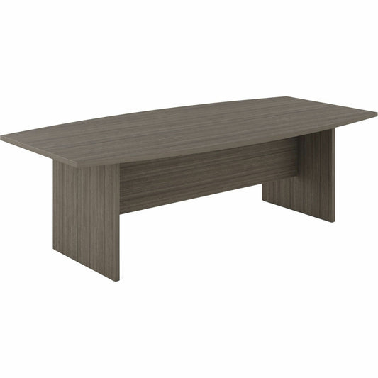 Newland 96" Boat Shaped Conference Table, Absolute Acajou