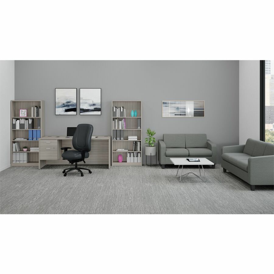 Newland 60" x 30" Rectangular Single Hanging Pedestal Desk, Absolute Acajou - NLP111 ACJ