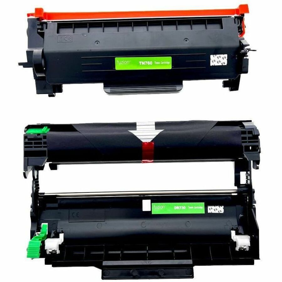 fuzion Compatible Toner & Drum Combo for Brother TN760 / DR730 - GSTN760KIT