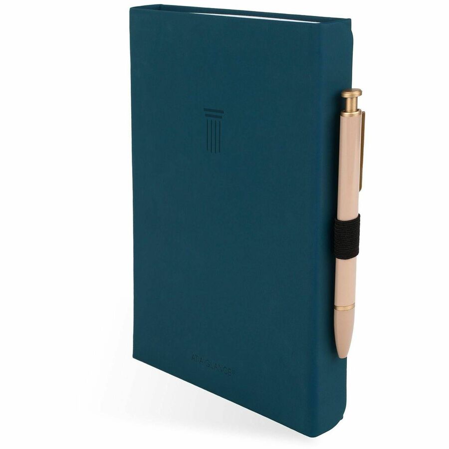 AT-A-GLANCE&reg; Foundation Undated Weekly/Monthly Planner 8-1/2" x 6-3/4" Blue - FD20020