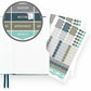 AT-A-GLANCE&reg; Foundation Undated Weekly/Monthly Planner 8-1/2" x 6-3/4" Blue - FD20020
