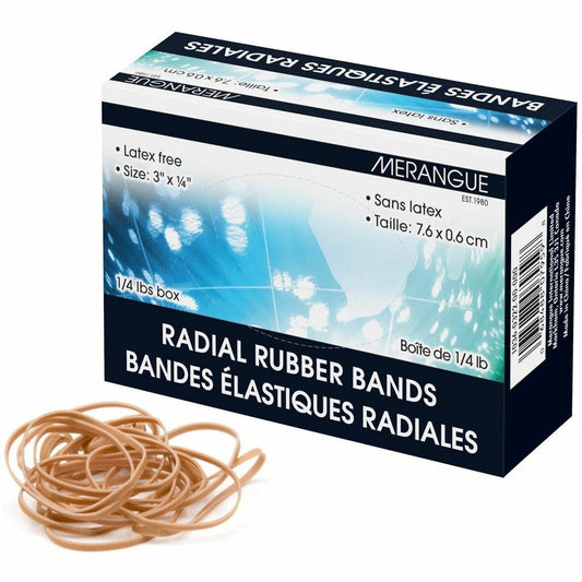 Merangue Rubber Bands 3 X 1/4, 1/4lb Box