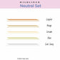 Zebra Mildliner Double-Ended Creative Highlighter Set - Neutral 5-Pack - 78605