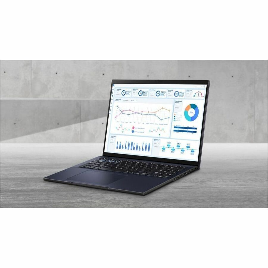Asus ExpertBook B3 B3604 B3604CMA-P73-CB 16" Notebook - WUXGA - Intel Core Ultra 7 155U - 16 GB - 1 TB SSD - Star Black - B3604CMA-P73-CB