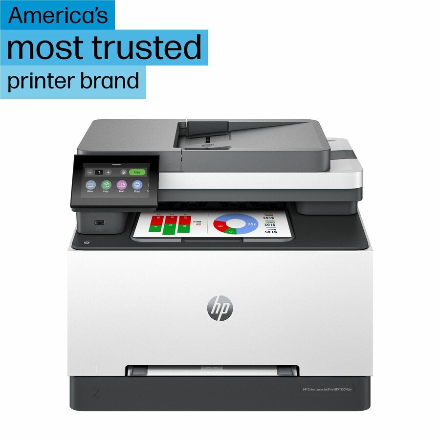 HP LaserJet Pro 3301fdw Wired & Wireless Laser Multifunction Printer - Color - 499Q5F#BGJ