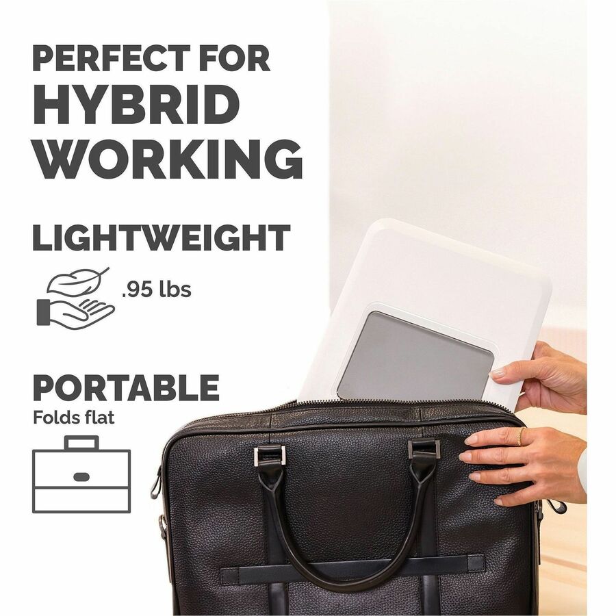 Fellowes Breyta Laptop Stand 9-1/4"W x 10-1/2"D x 1/2"H White - 100098501