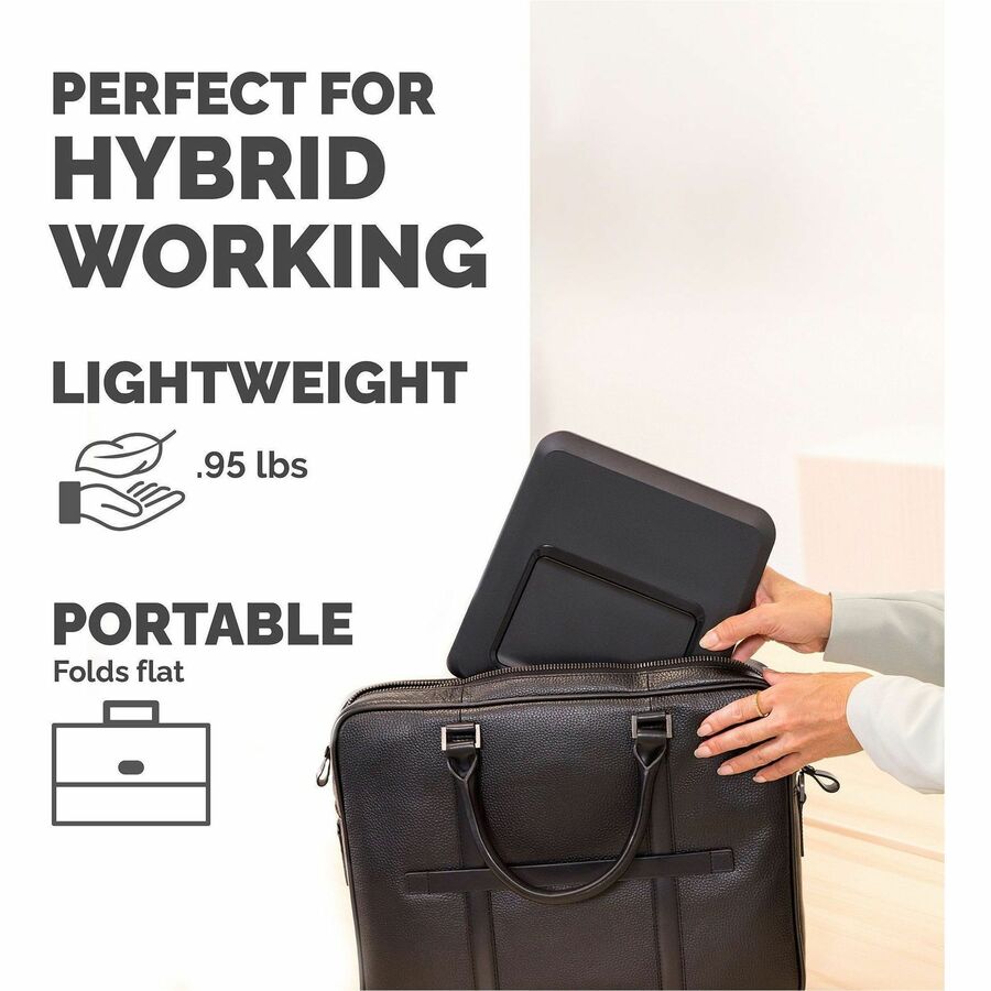 Fellowes Breyta Laptop Stand 9-1/4"W x 10-1/2"D x 1/2"H Black - 100098500