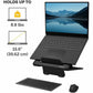 Fellowes Breyta Laptop Stand 9-1/4"W x 10-1/2"D x 1/2"H Black - 100098500