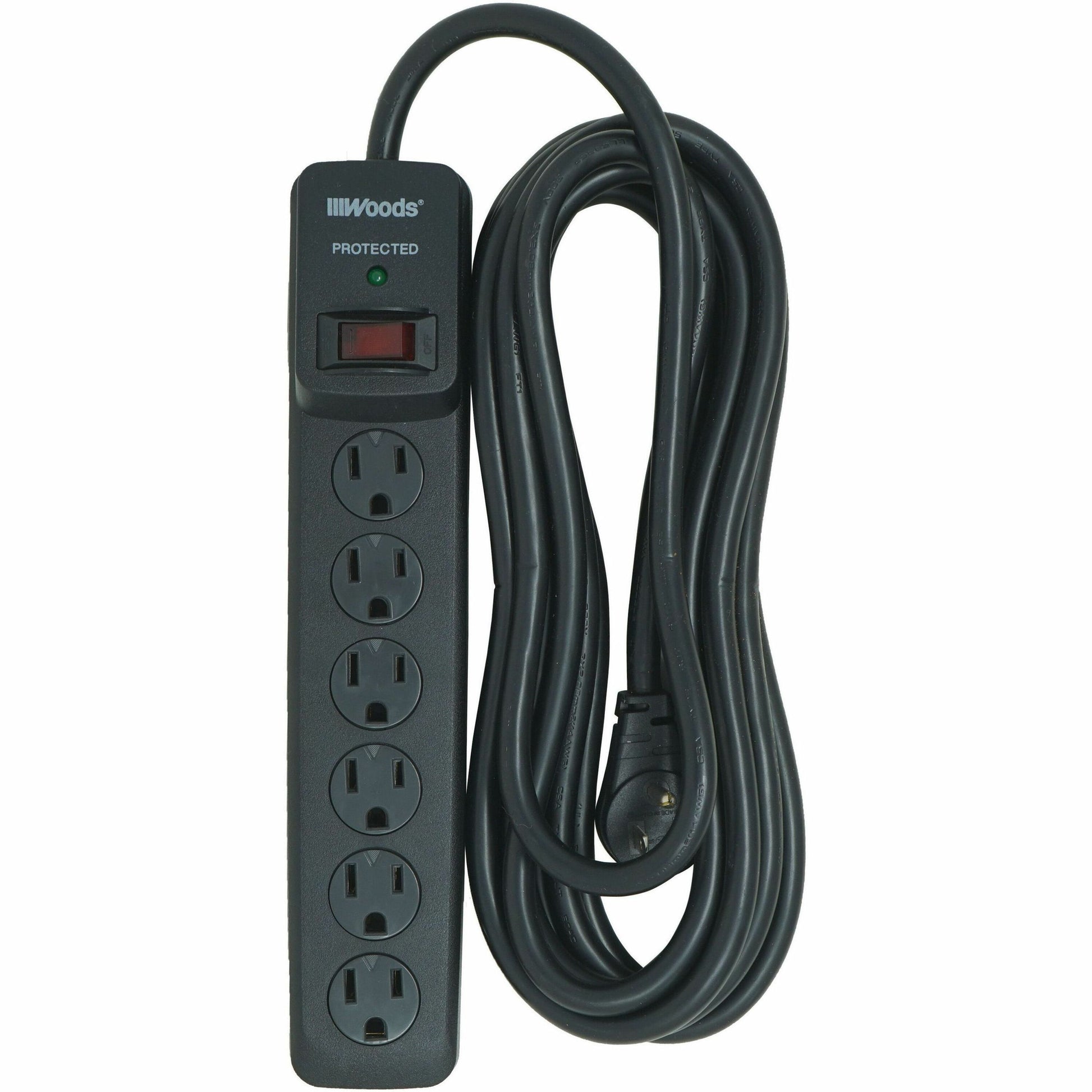 Woods 6-Outlet 1180J Surge Protector