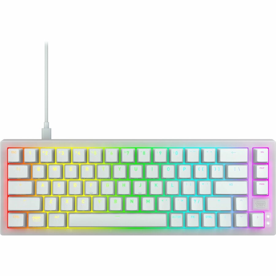 CHERRY XTRFY K5V2 Compact Gaming Keyboard - CX-K5V2-RGB-CPT-TPWHITE-R-US