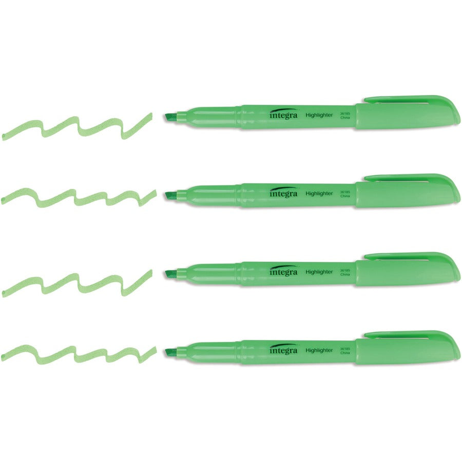Integra Pen Style Fluorescent Highlighters - 36185NVXC