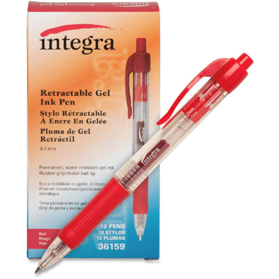 Integra Retractable 0.7mm Gel Pens - 36159NVXC