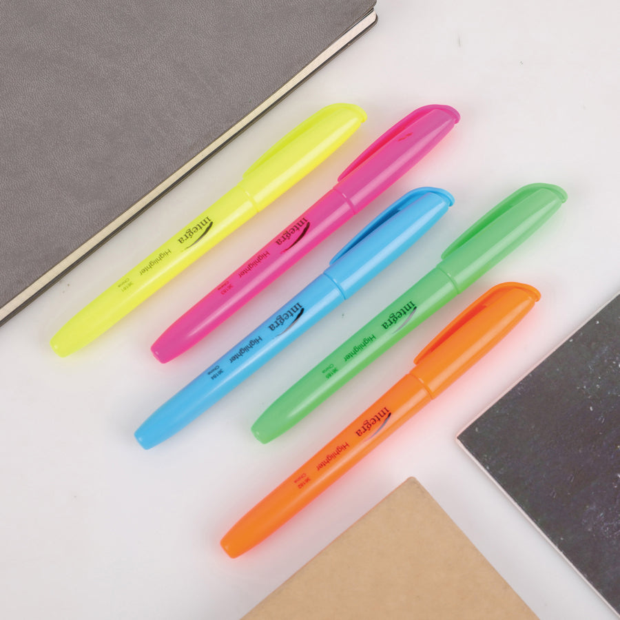 Integra Pen Style Fluorescent Highlighters - 36180NVXC