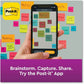 Post-it&reg; Super Sticky Pop-up Notes R330-10SSJOY, 3 in x 3 in (76 mm x 76 mm) - R330-10SSJOY