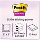 Post-it&reg; Super Sticky Pop-up Notes R330-10SSJOY, 3 in x 3 in (76 mm x 76 mm) - R330-10SSJOY