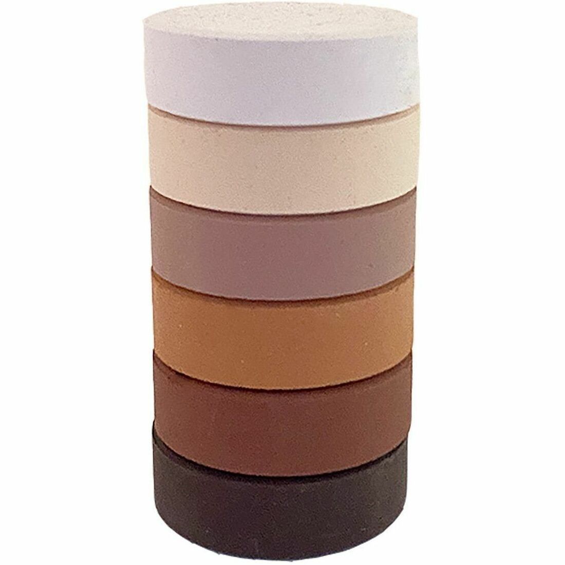 DBLG Import Inc Assorted Multicultural Color Tempera Paint Blocks