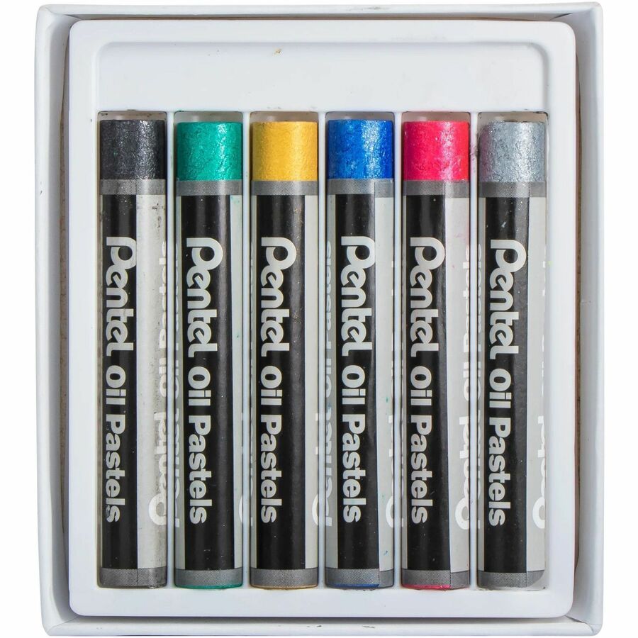 Pentel Oil Pastels Metallic Colours - PHN-M6