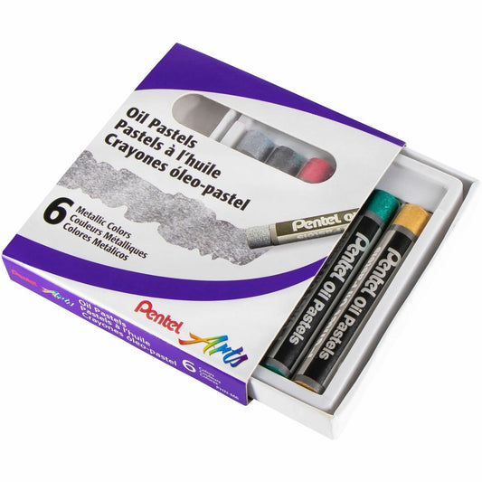 Pentel Oil Pastels Metallic Colours