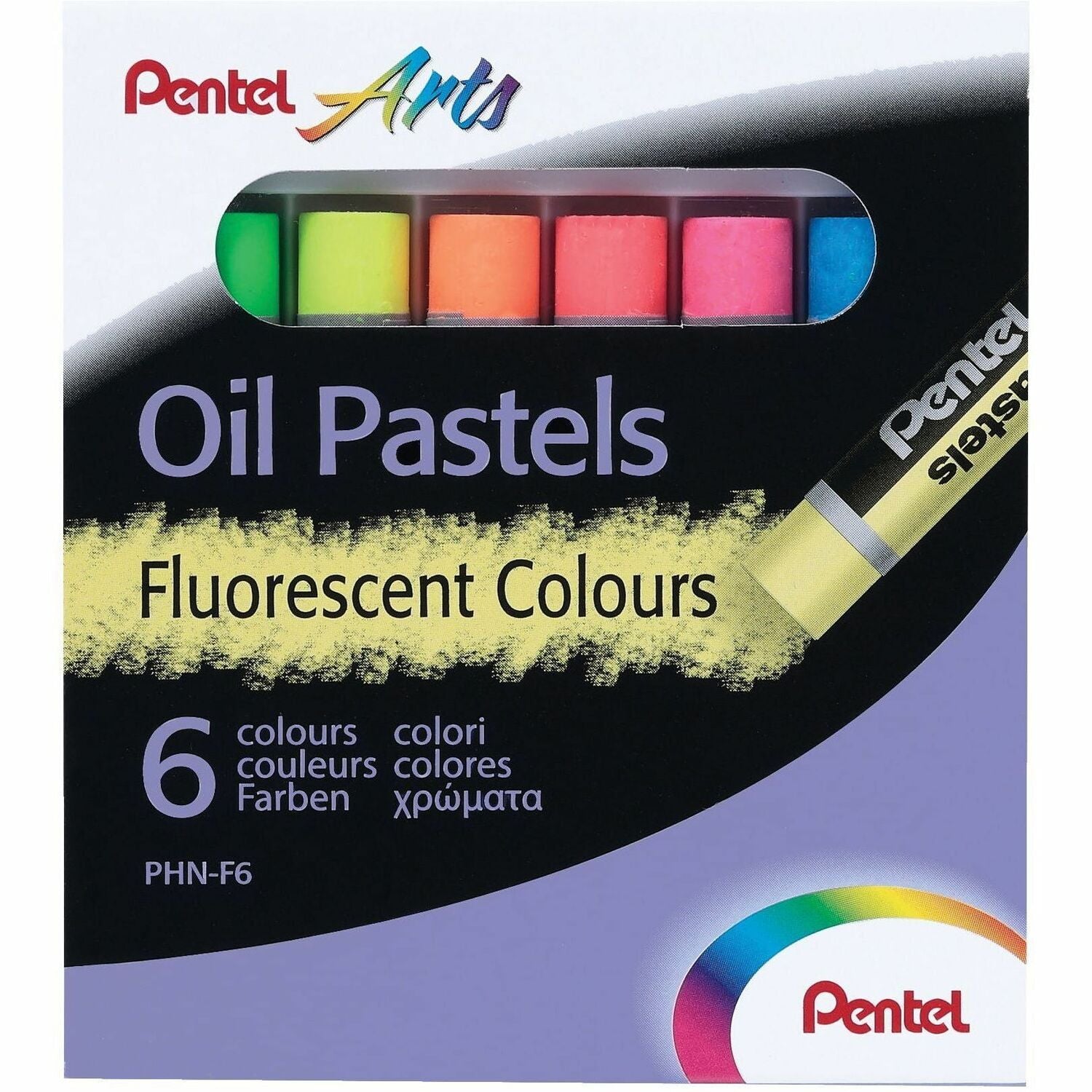 Pentel Oil Pastels Fluorescent Colours