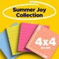 Post-it&reg; Super Sticky Notes 675-4SSJOY, 4 in x 4 in (101 mm x 101 mm) - 675-4SSJOY