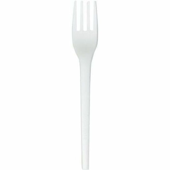 Eco Guardian 6.5" CPLA Fork, Natural White, Compostable - EG-CPLA-BF6.5
