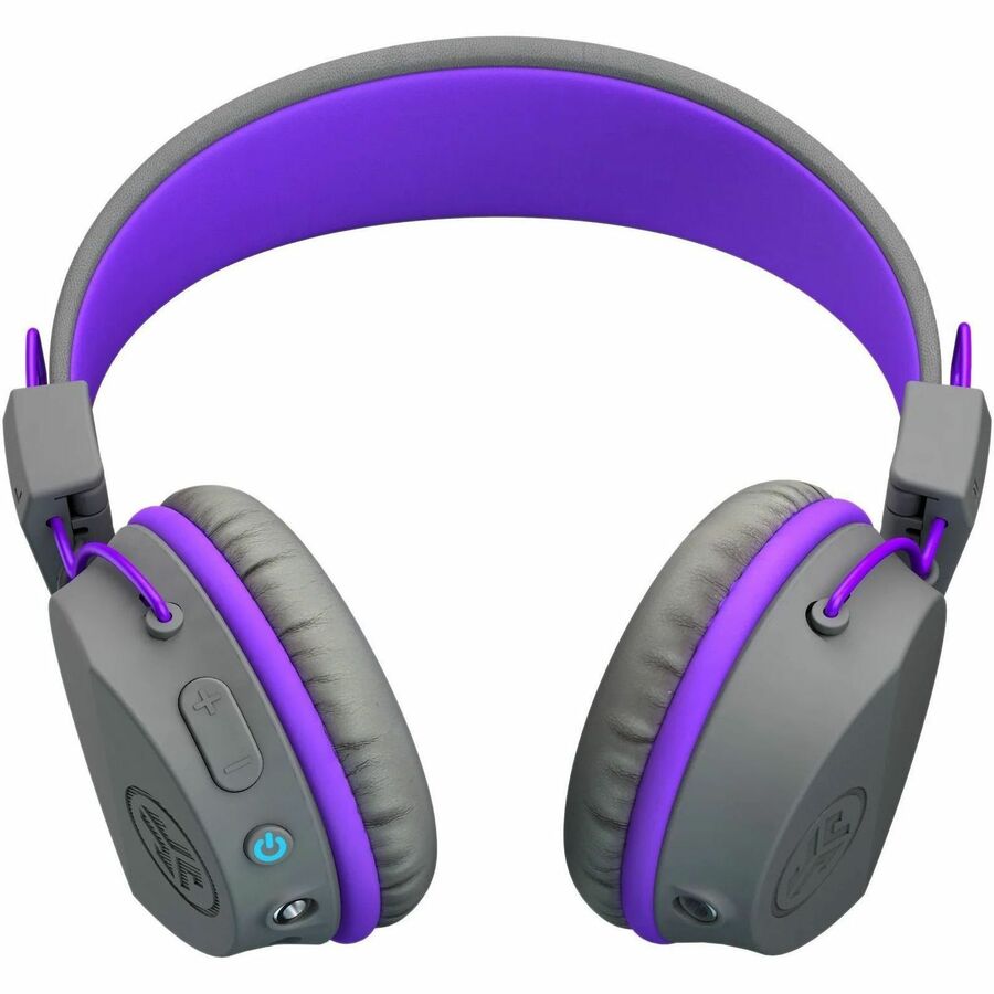 JLab Audio JBuddies Studio Wireless & Wired On-Ear Kids Headphones - IFCHBSTUDIORGRYPRPL4