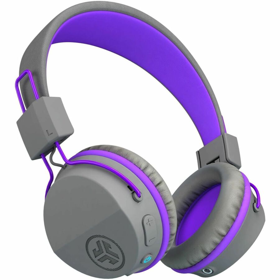 JLab Audio JBuddies Studio Wireless & Wired On-Ear Kids Headphones - IFCHBSTUDIORGRYPRPL4