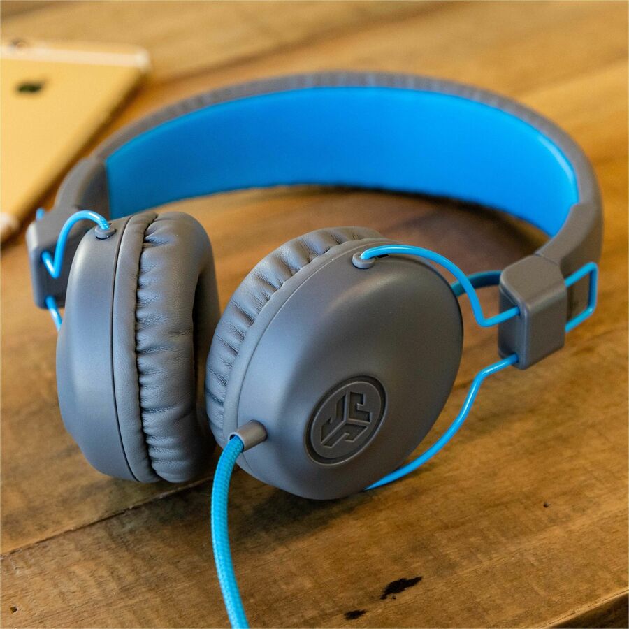 JLab Audio Studio Wired On-Ear Headphones - IFCHASTUDIORGRYBLU4